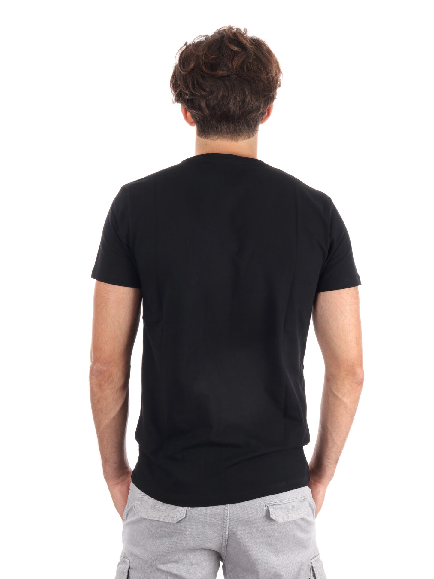 T-SHIRT SLIM FIT CON LOGO PEPE JEANS DA UOMO NERO