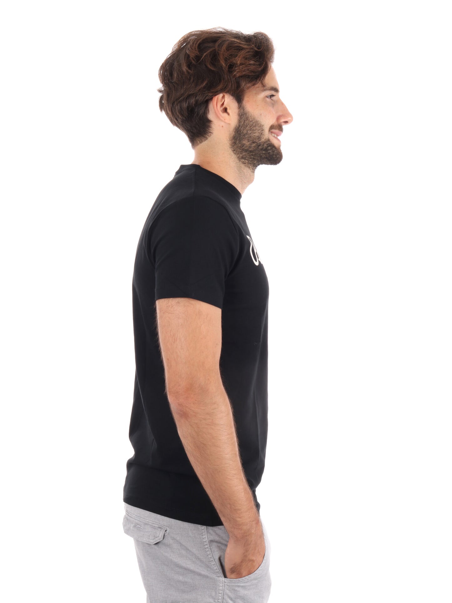 T-SHIRT SLIM FIT CON LOGO PEPE JEANS DA UOMO NERO