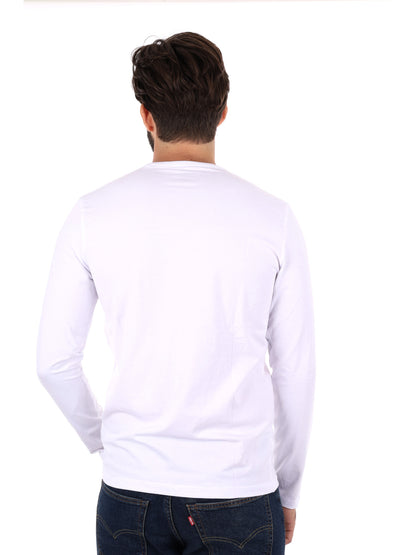 MAGLIA A MANICHE LUNGHE ORIGINAL PEPE JEANS DA UOMO BIANCO