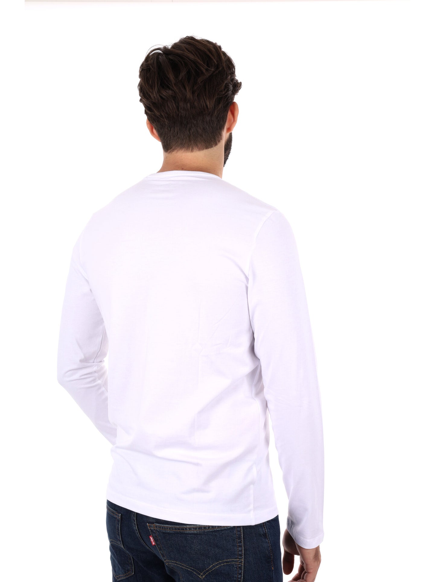MAGLIA A MANICHE LUNGHE ORIGINAL PEPE JEANS DA UOMO BIANCO