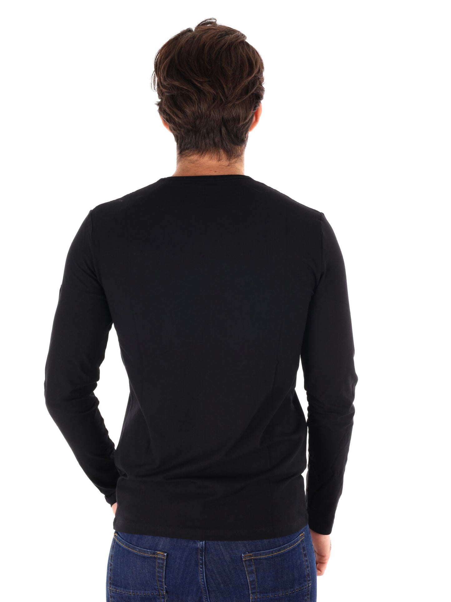 MAGLIA A MANICHE LUNGHE ORIGINAL PEPE JEANS DA UOMO NERO