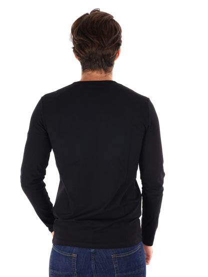 MAGLIA A MANICHE LUNGHE ORIGINAL PEPE JEANS DA UOMO NERO