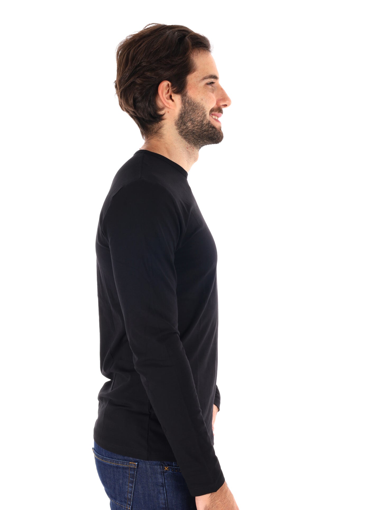 MAGLIA A MANICHE LUNGHE ORIGINAL PEPE JEANS DA UOMO NERO