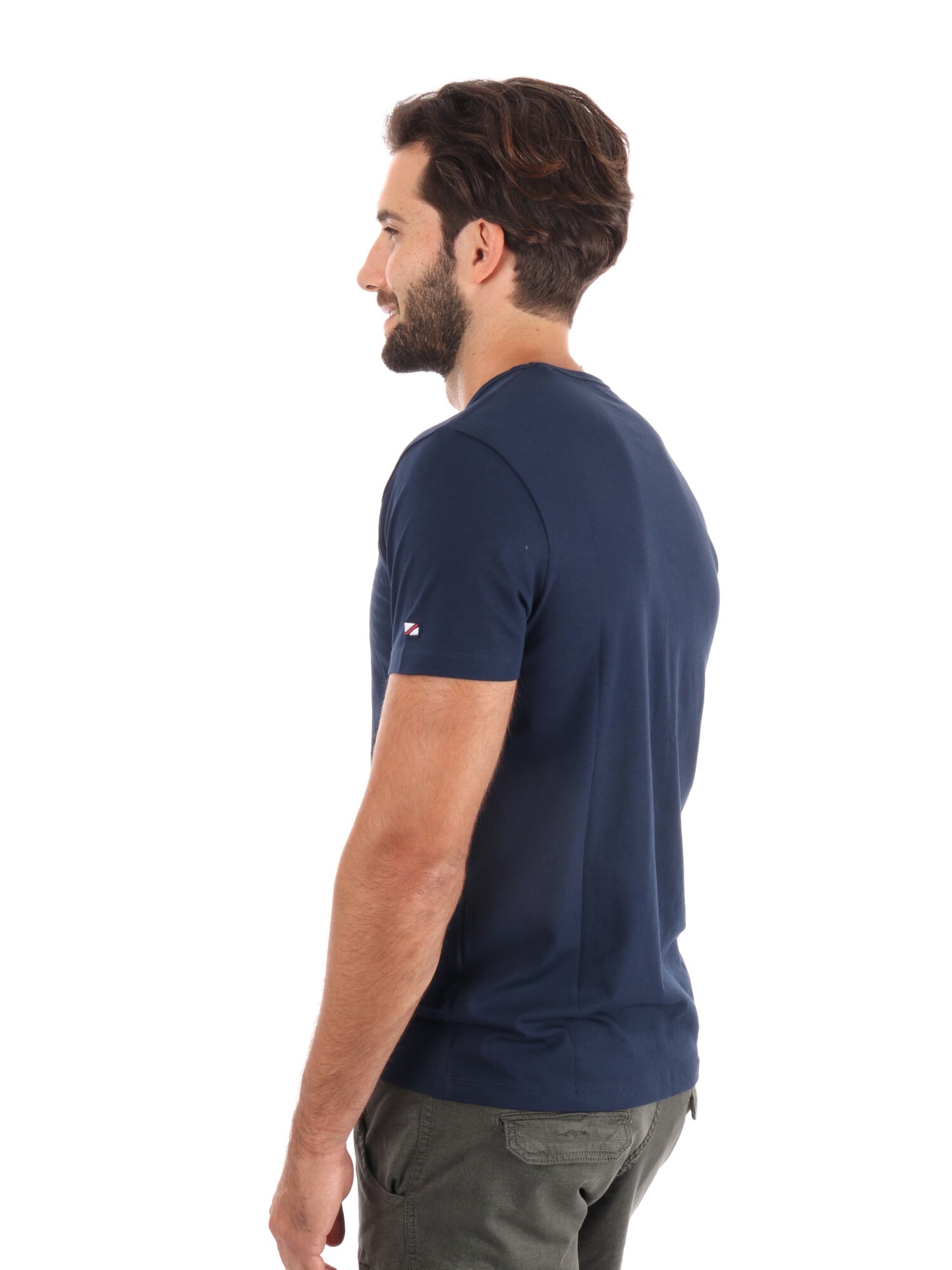 T-SHIRT SLIM FIT PEPE JEANS UOMO BLU