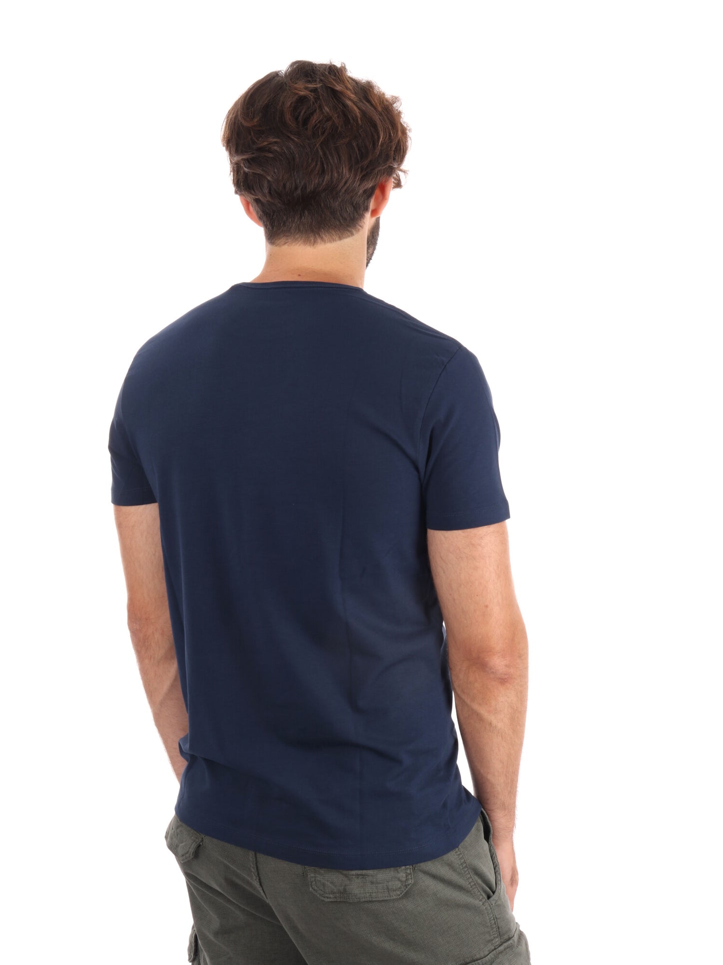 T-SHIRT SLIM FIT PEPE JEANS UOMO BLU