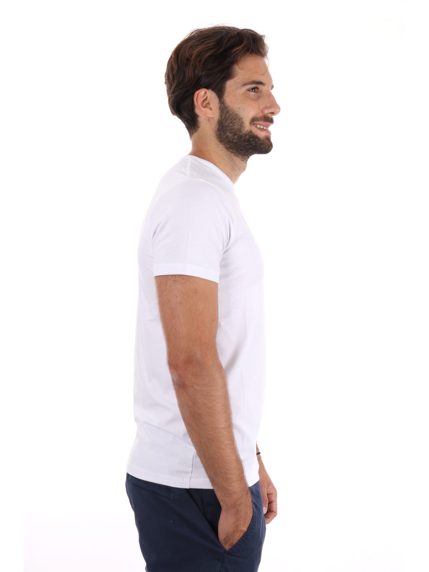 T-SHIRT SLIM FIT PEPE JEANS UOMO BIANCO