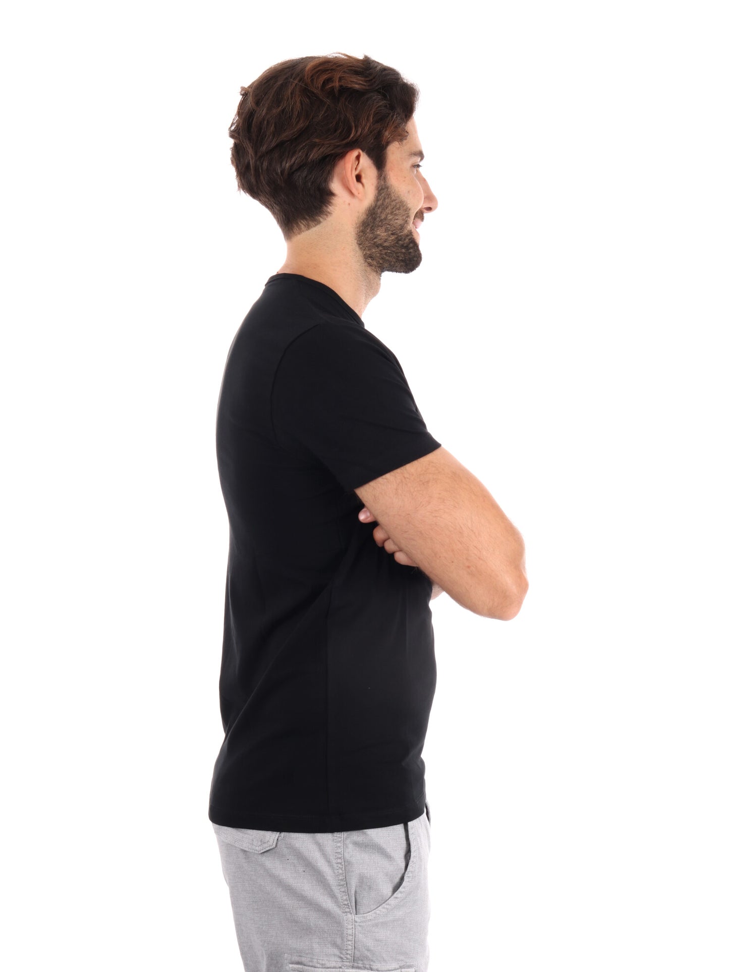 T-SHIRT SLIM FIT PEPE JEANS UOMO NERO