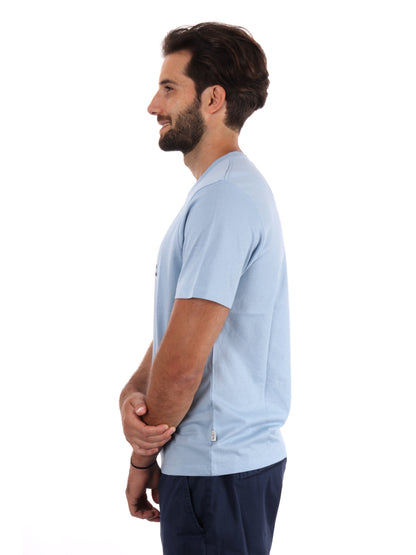 T-SHIRT REGULAR PEPE JEANS DA UOMO CELESTE