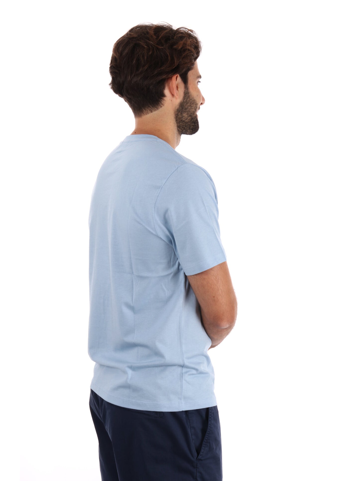 T-SHIRT REGULAR PEPE JEANS DA UOMO CELESTE