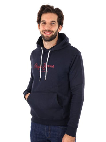 FELPA MACBETH CON CAPPUCCIO PEPE JEANS DA UOMO BLU