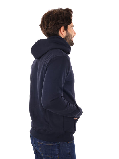 FELPA MACBETH CON CAPPUCCIO PEPE JEANS DA UOMO BLU