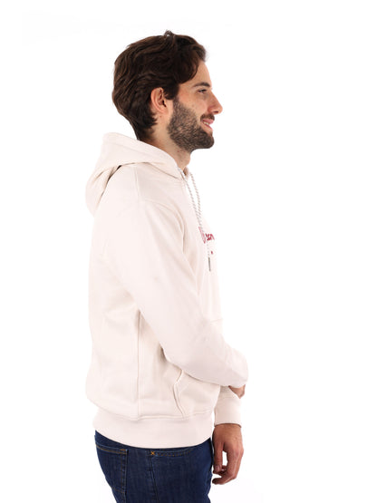 FELPA MACBETH CON CAPPUCCIO PEPE JEANS DA UOMO AVORIO