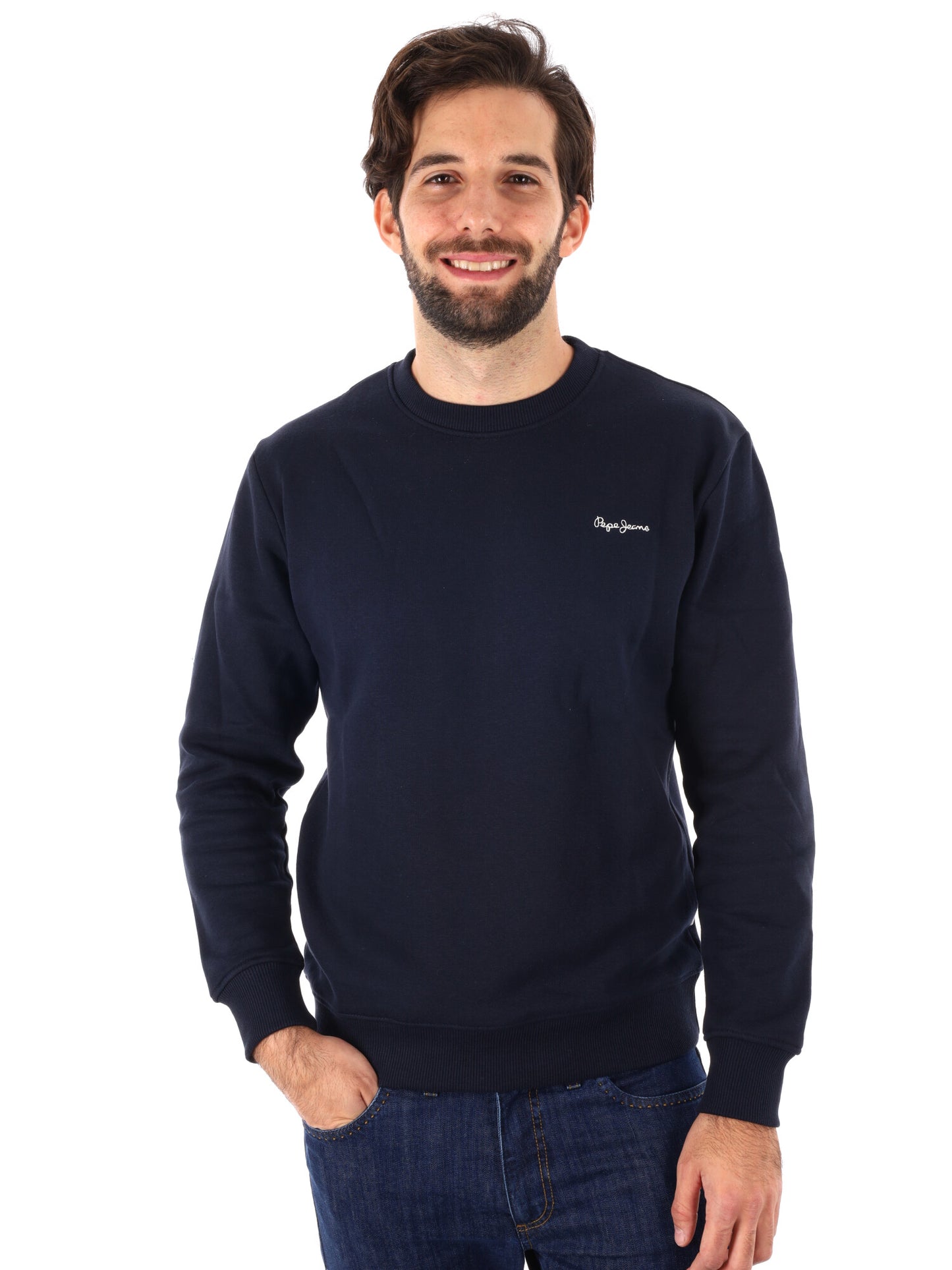 FELPA MACBETH PEPE JEANS DA UOMO BLU