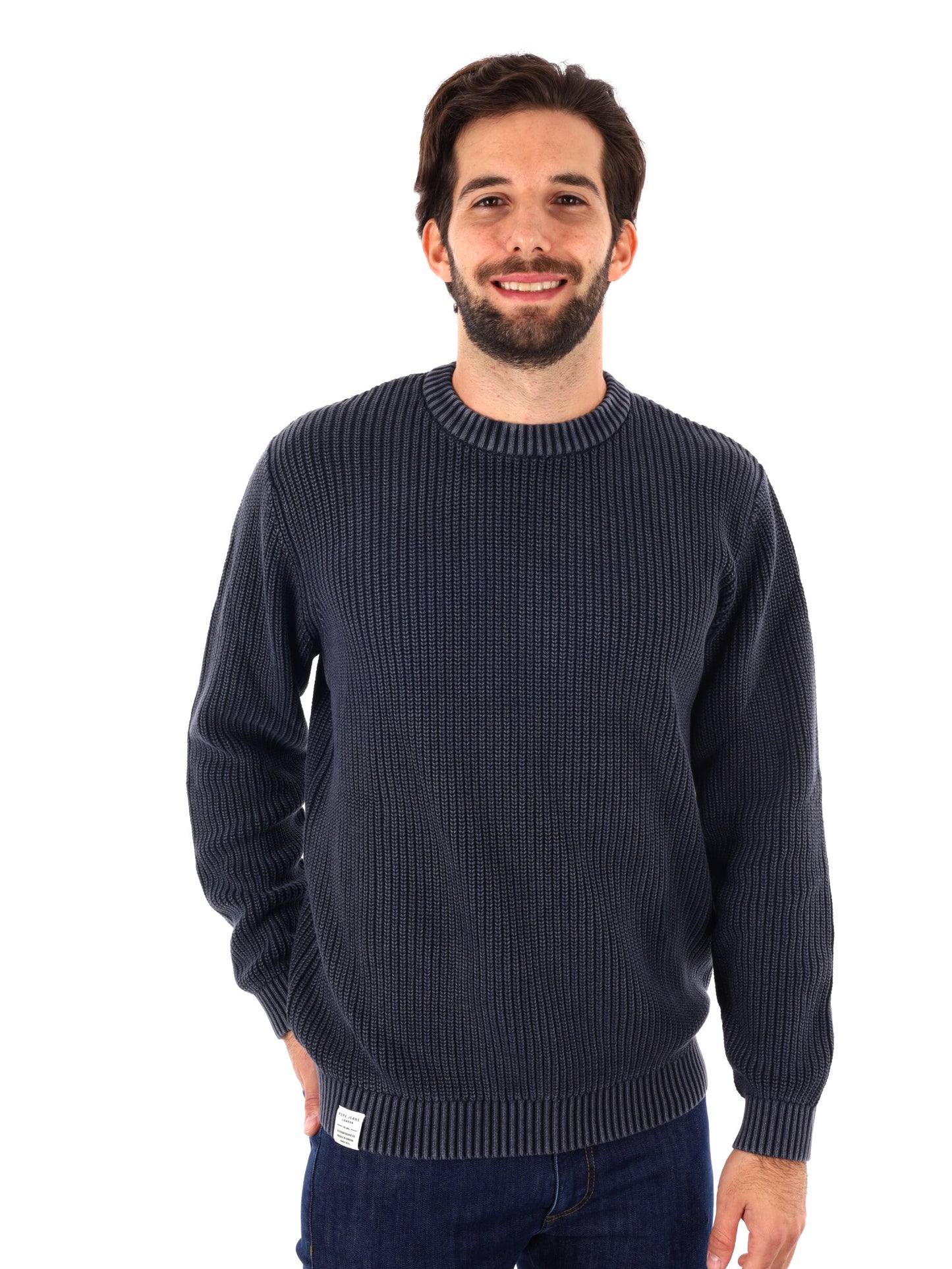 MAGLIONE PARKER PEPE JEANS DA UOMO BLU