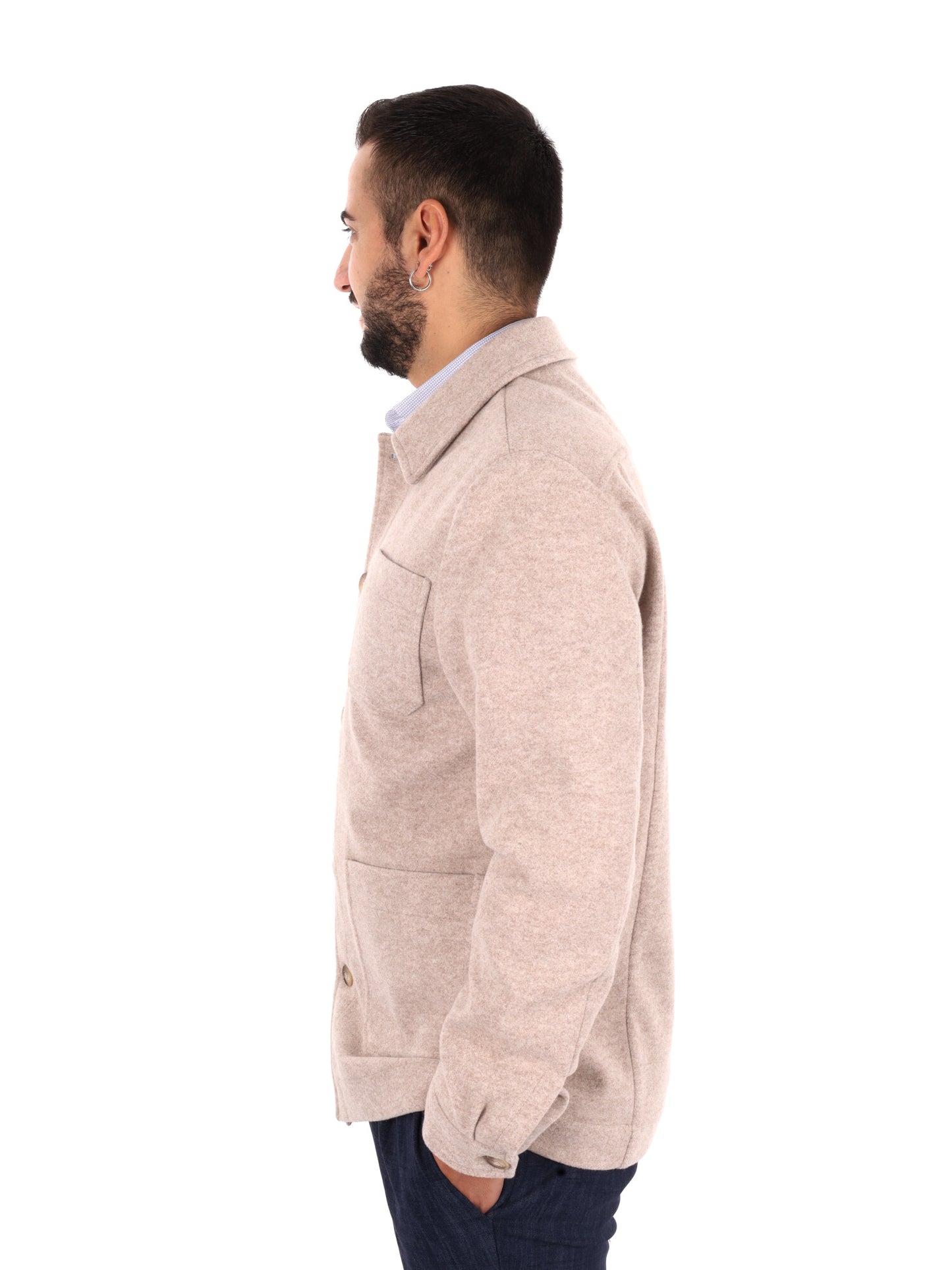 Fb Poce 103, giubbino da uomo beige