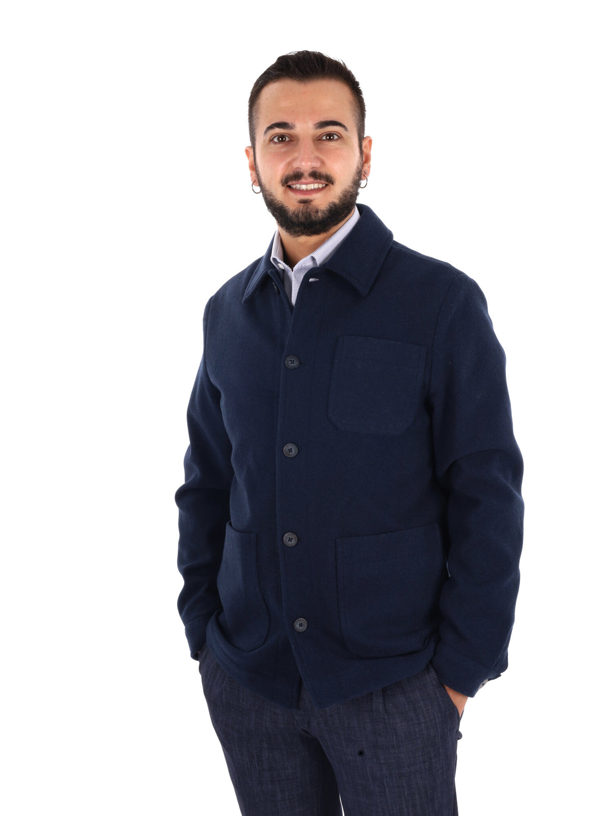 Fb Poce 4, giubbino da uomo blu