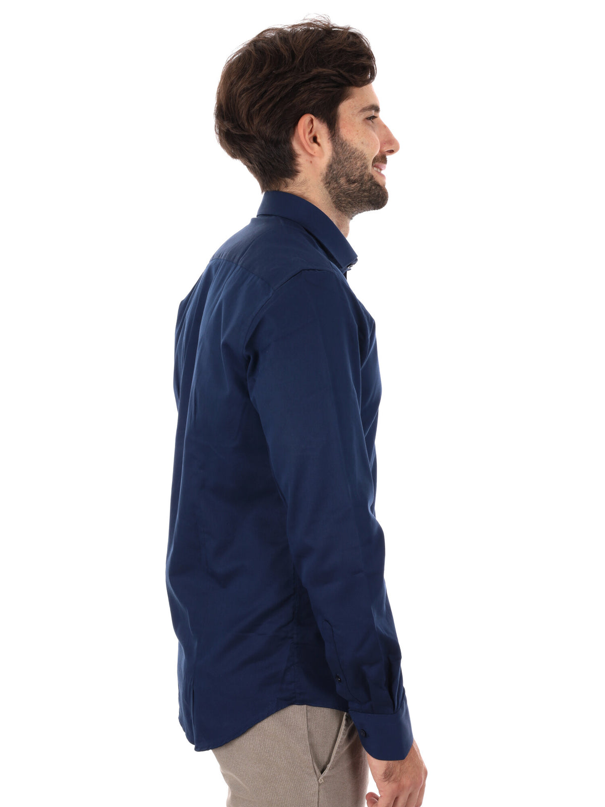 Fb camicia da uomo blu