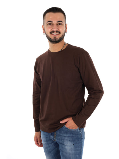Fb Pratone Moro, t-shirt maniche corte da uomo marrone