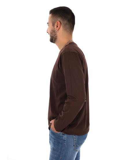 Fb Pratone Moro, t-shirt maniche corte da uomo marrone