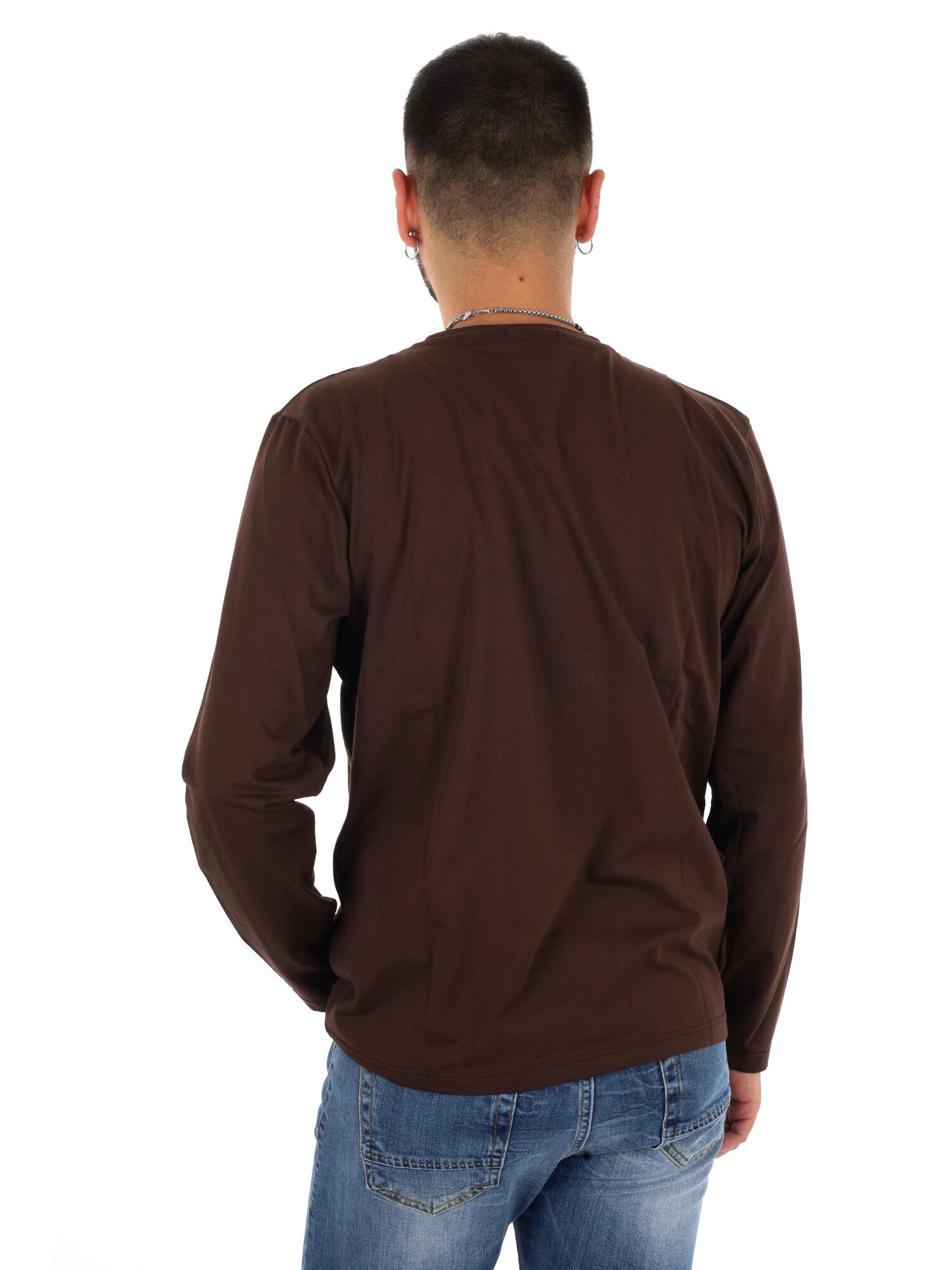 Fb Pratone Moro, t-shirt maniche corte da uomo marrone