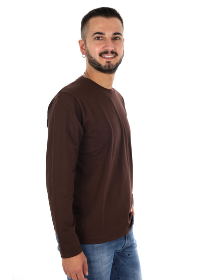Fb Pratone Moro, t-shirt maniche corte da uomo marrone
