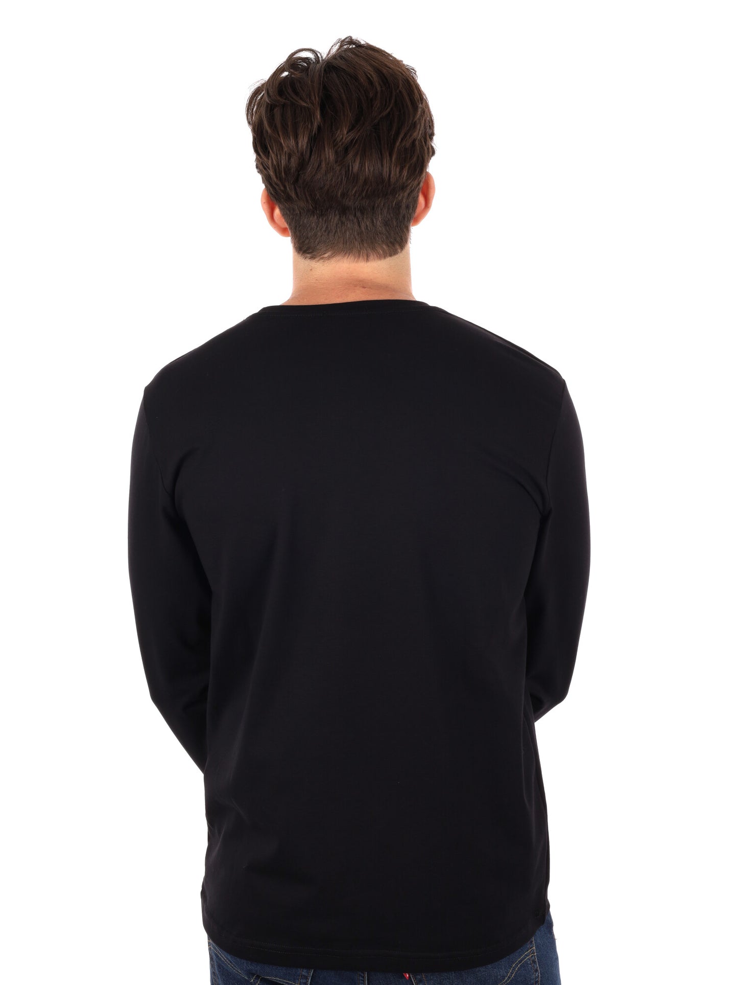 MAGLIA A MANICHE LUNGHE FB DA UOMO NERO