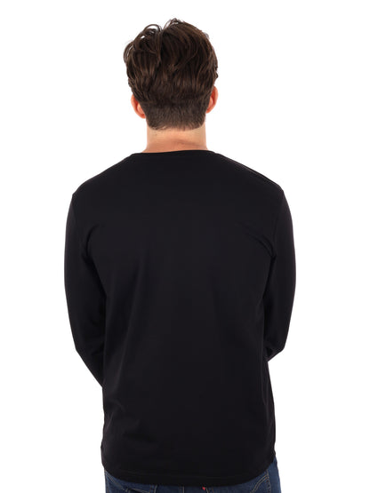 MAGLIA A MANICHE LUNGHE FB DA UOMO NERO