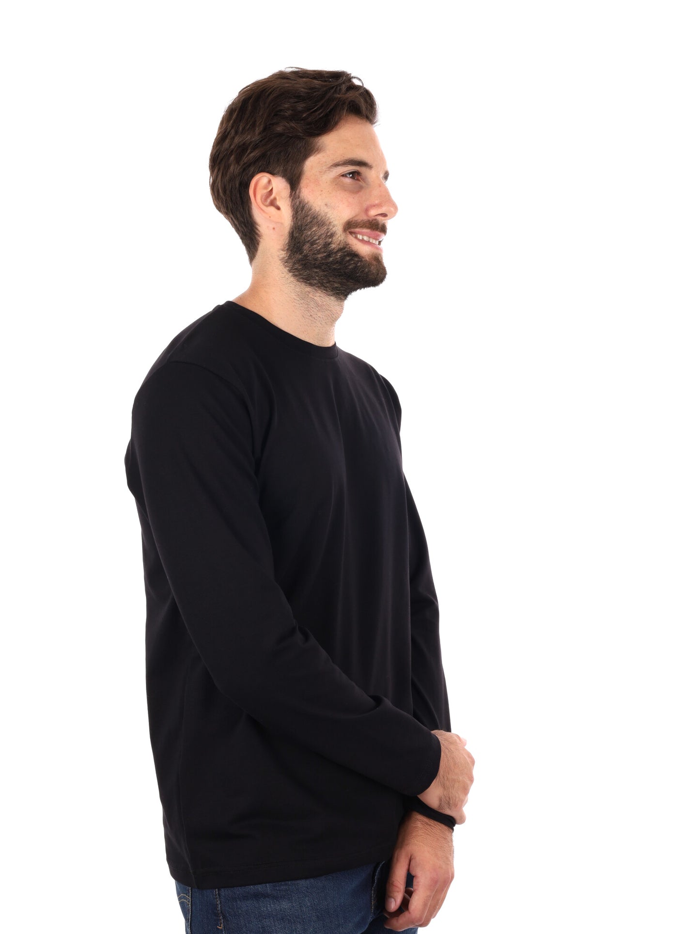 MAGLIA A MANICHE LUNGHE FB DA UOMO NERO