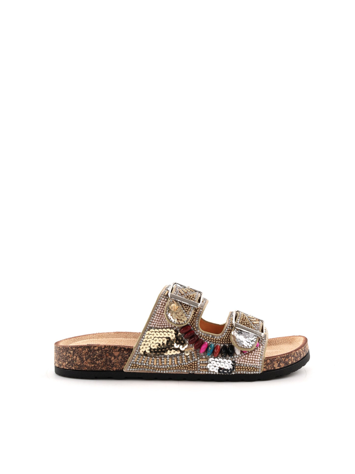 Sandalo donna Hosis Clyo' beige elegante e versatile