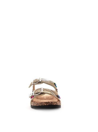 Sandalo donna Hosis Clyo' beige elegante e versatile