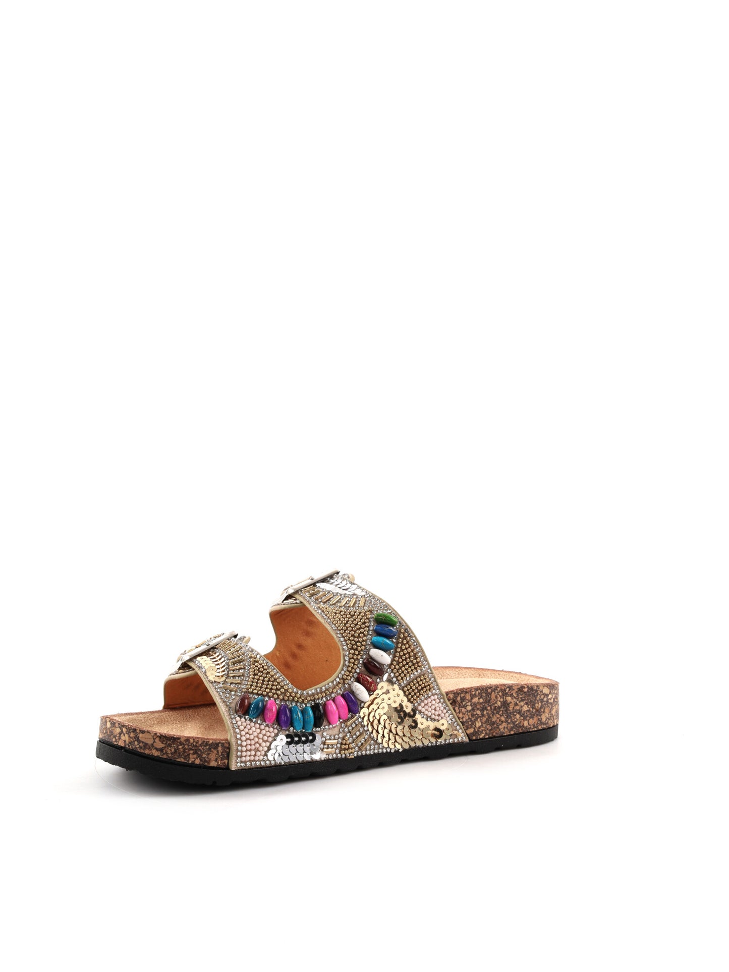 Sandalo donna Hosis Clyo' beige elegante e versatile