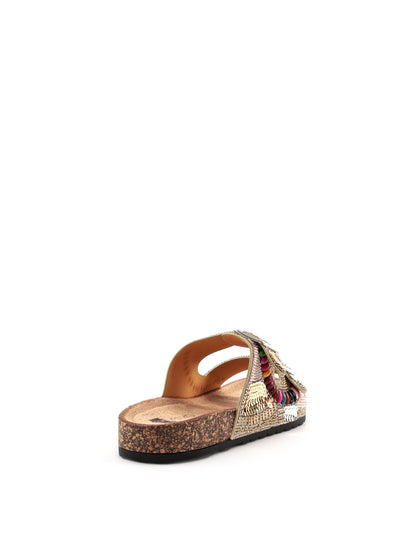 Sandalo donna Hosis Clyo' beige elegante e versatile