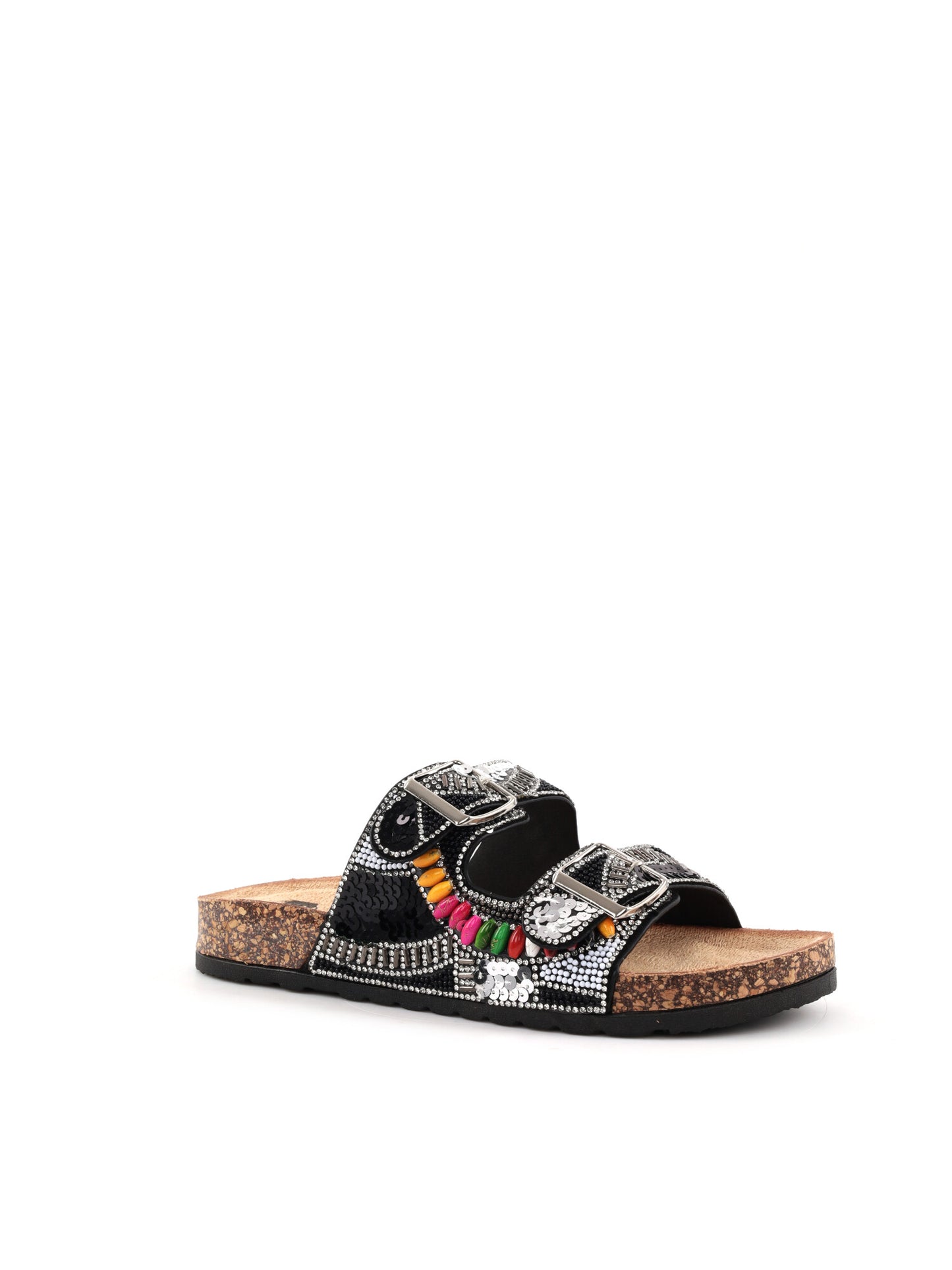 Sandali donna Hosis Clyo' in nero, eleganza estiva
