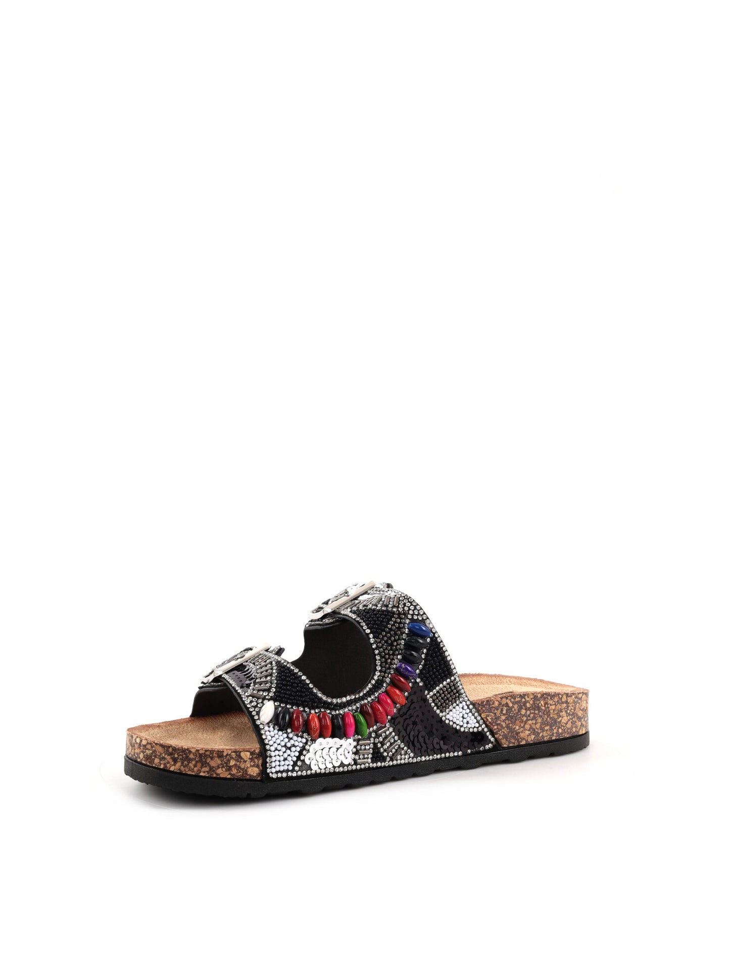 Sandali donna Hosis Clyo' in nero, eleganza estiva