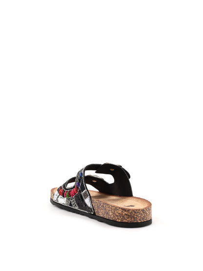 Sandali donna Hosis Clyo' in nero, eleganza estiva