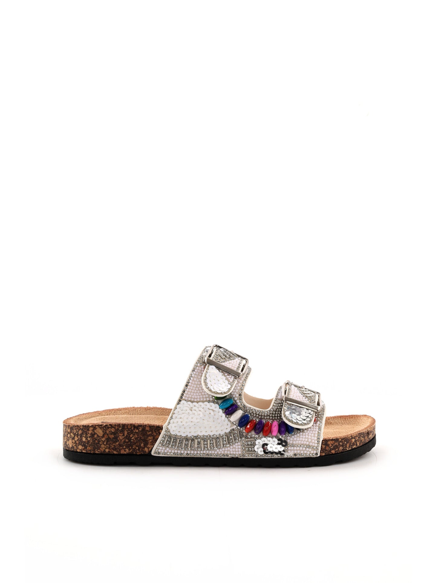 Sandalo bianco da donna Clyo' di Hosis, elegante e chic