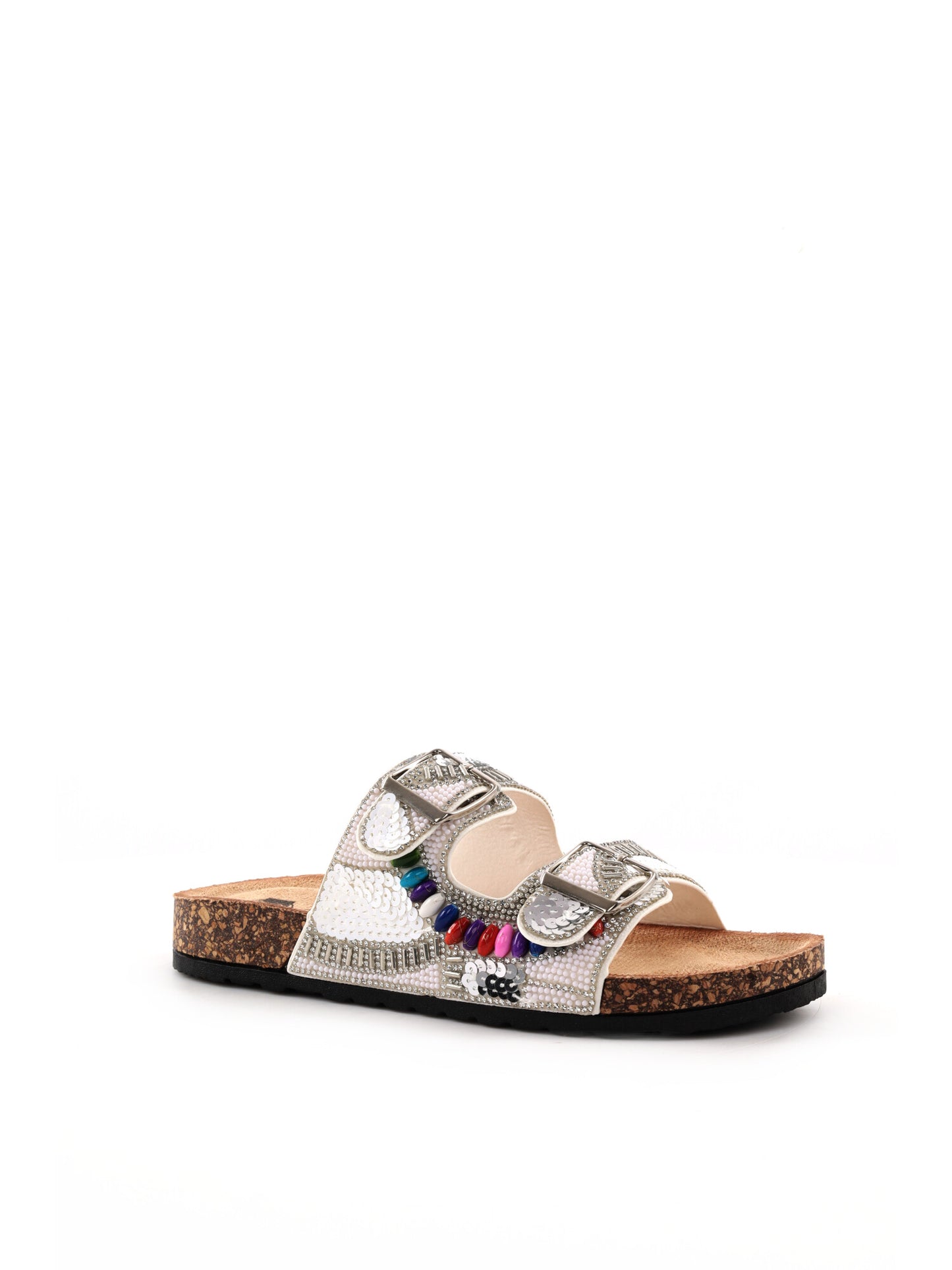 Sandalo bianco da donna Clyo' di Hosis, elegante e chic