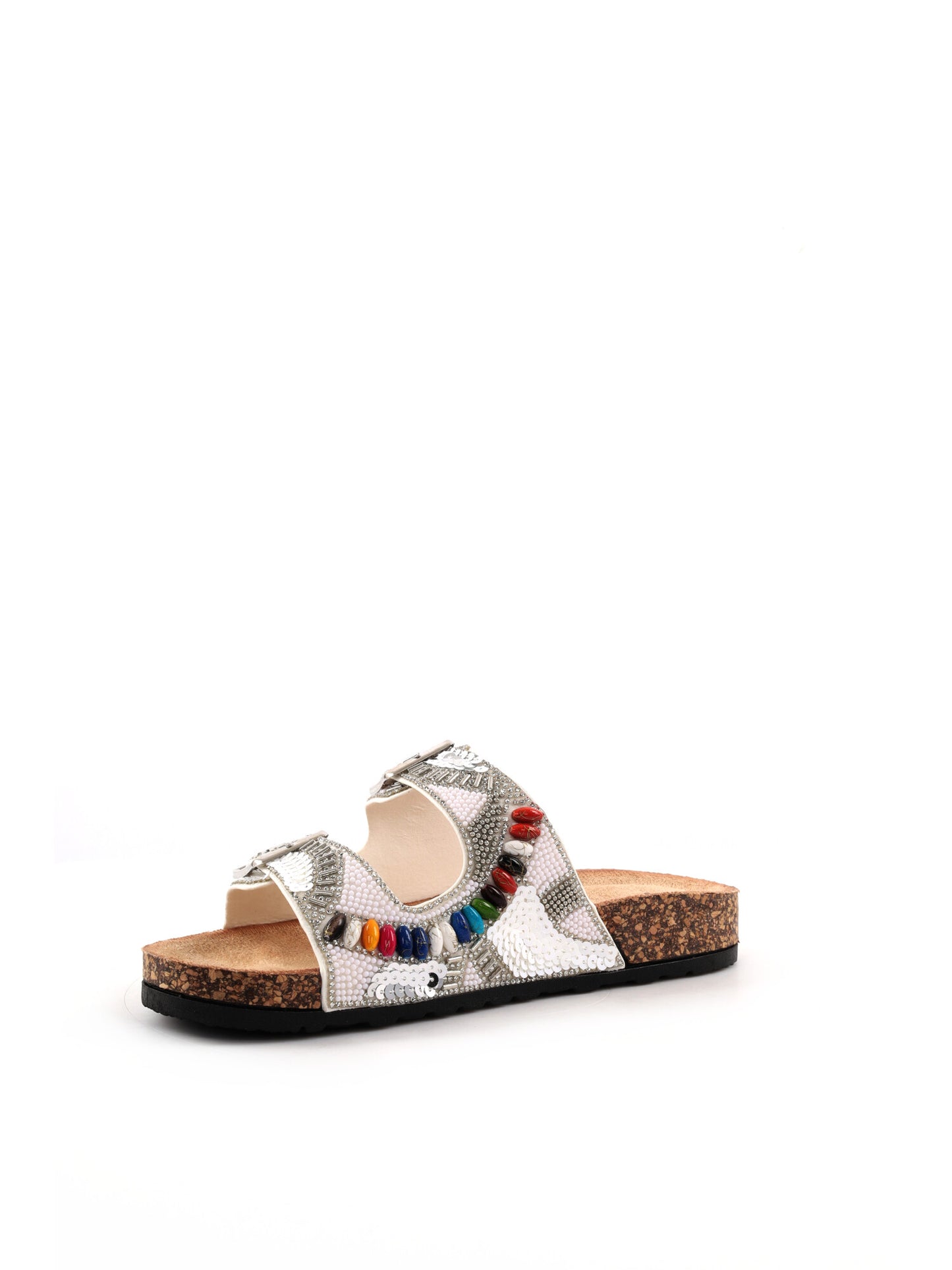 Sandalo bianco da donna Clyo' di Hosis, elegante e chic