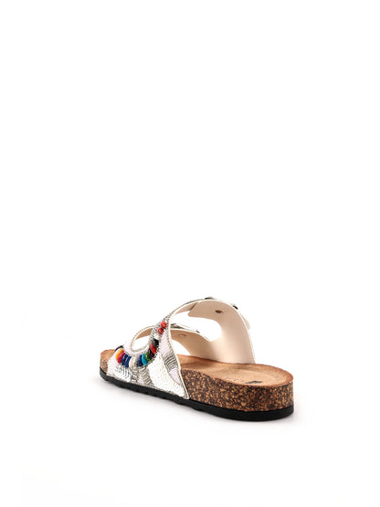 Sandalo bianco da donna Clyo' di Hosis, elegante e chic