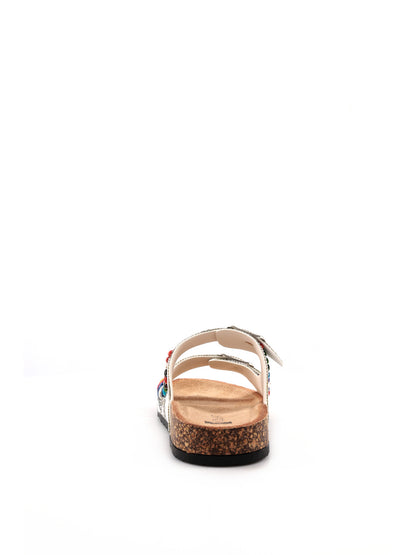 Sandalo bianco da donna Clyo' di Hosis, elegante e chic