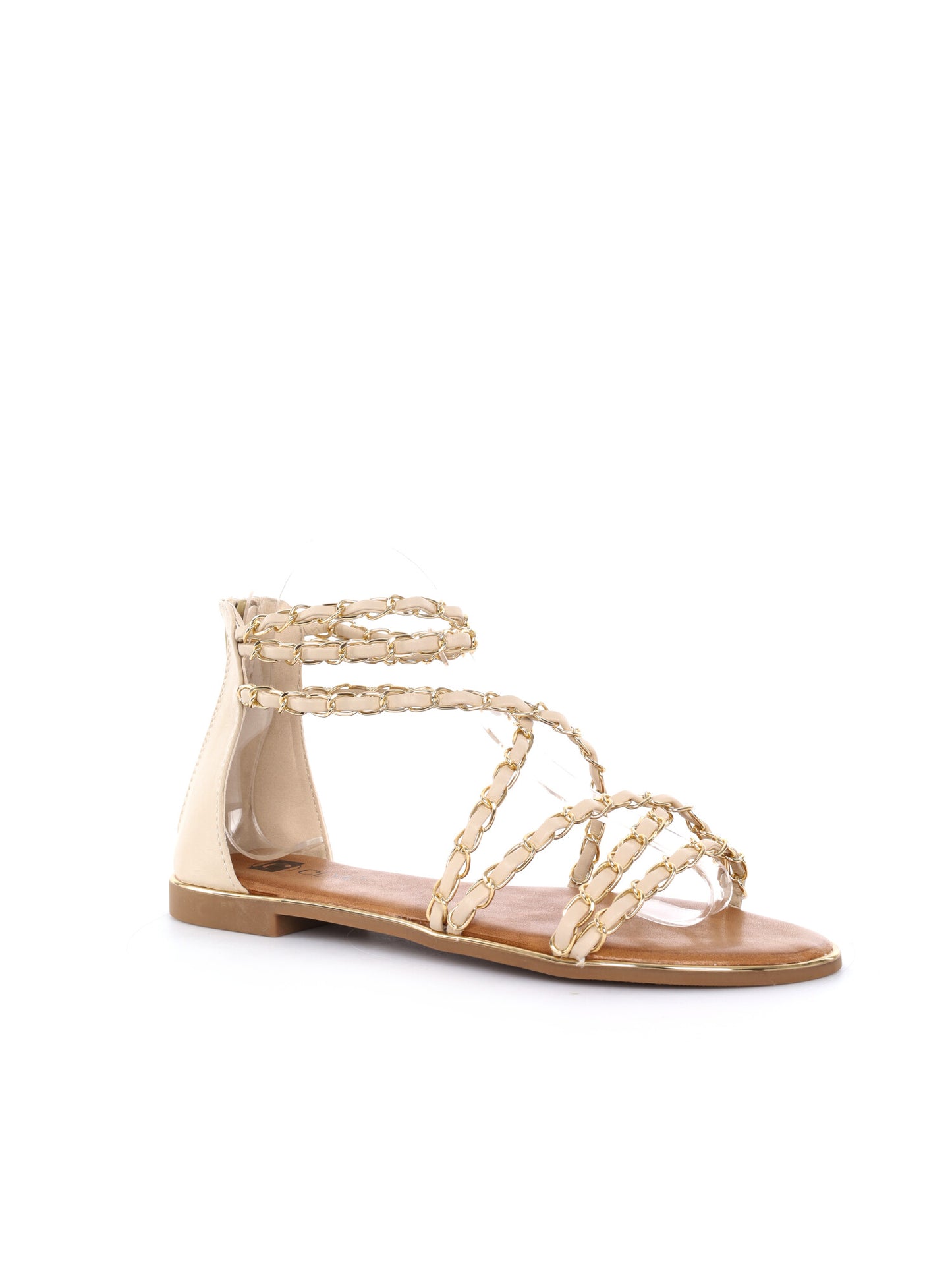 Sandalo Clyo beige da donna, elegante e versatile