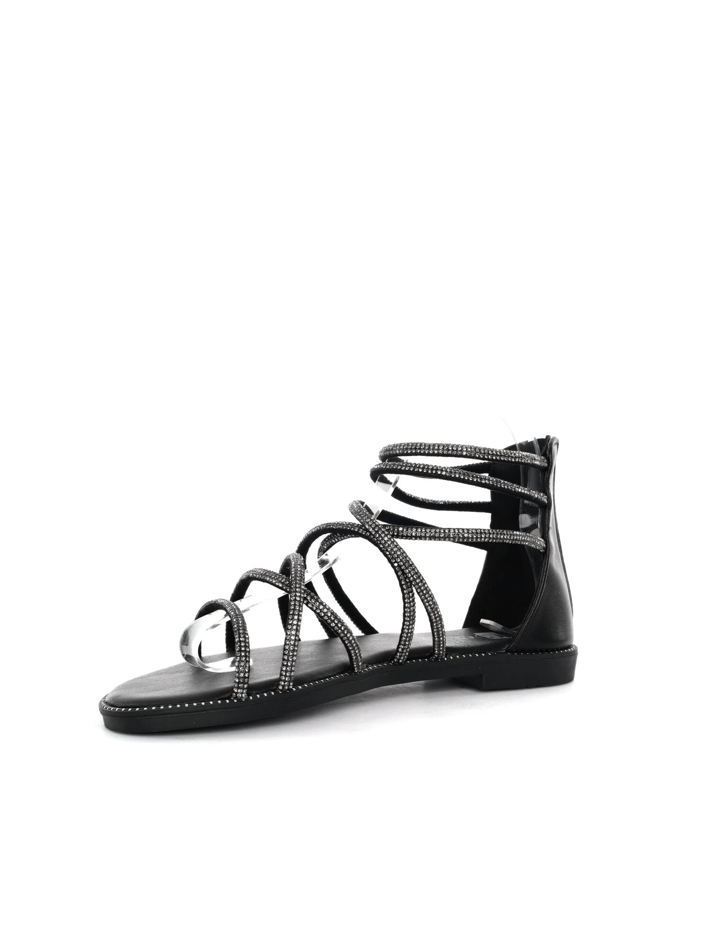 Hosis Clyo', sandalo nero da Donna elegante e versatile
