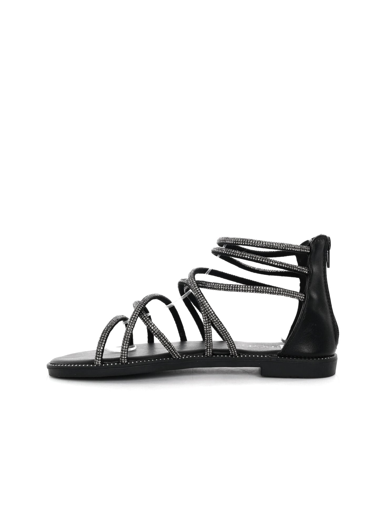 Hosis Clyo', sandalo nero da Donna elegante e versatile