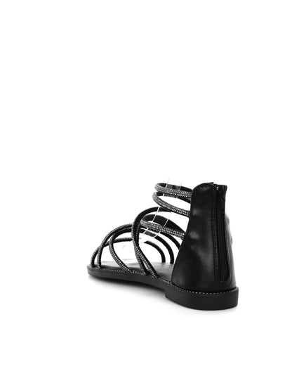 Hosis Clyo', sandalo nero da Donna elegante e versatile