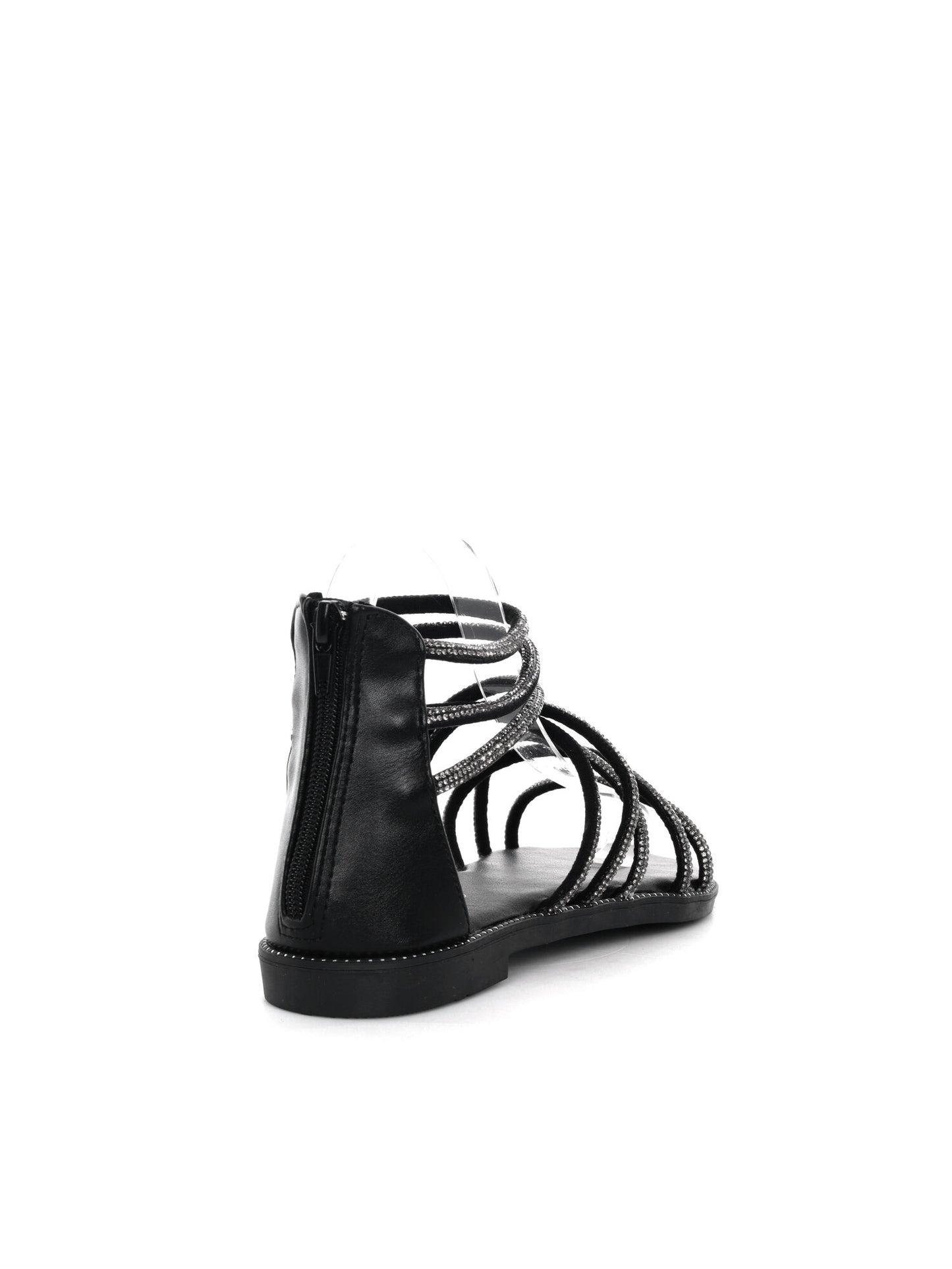 Hosis Clyo', sandalo nero da Donna elegante e versatile