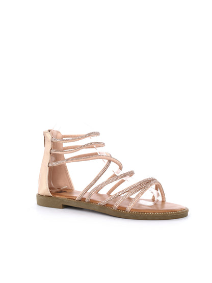 Sandalo Hosis Cloy' rosa da donna, elegante e raffinato