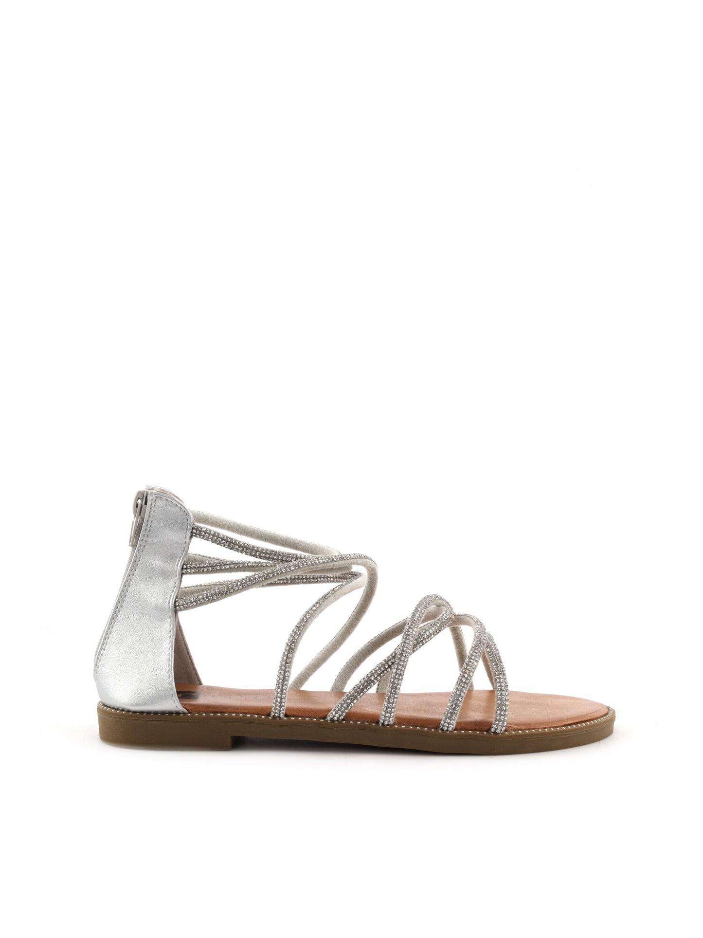 Sandali donna Hosis Clyo' argento, eleganza e comfort