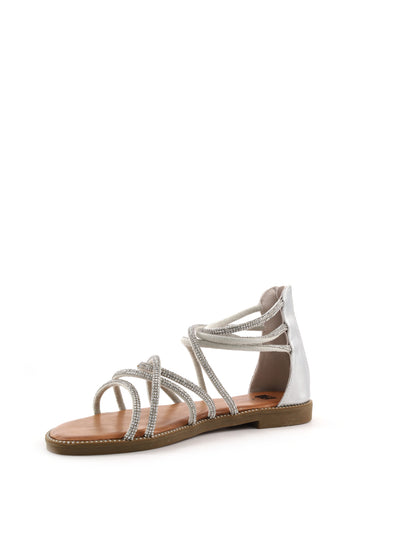 Sandali donna Hosis Clyo' argento, eleganza e comfort