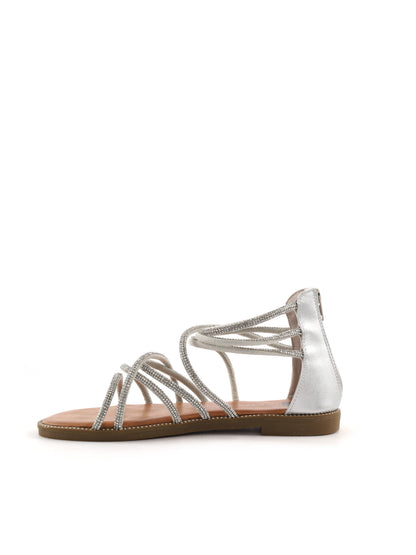 Sandali donna Hosis Clyo' argento, eleganza e comfort