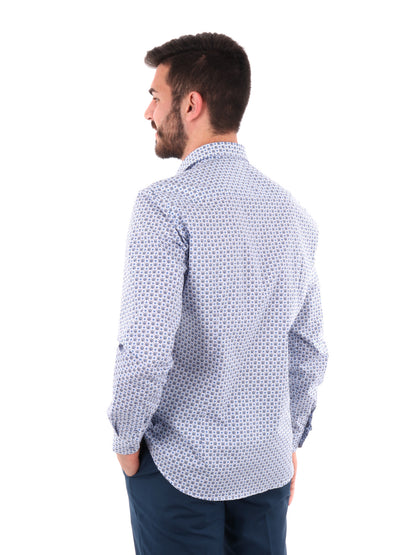 F.B. CAMICIA FANTASI - BLU